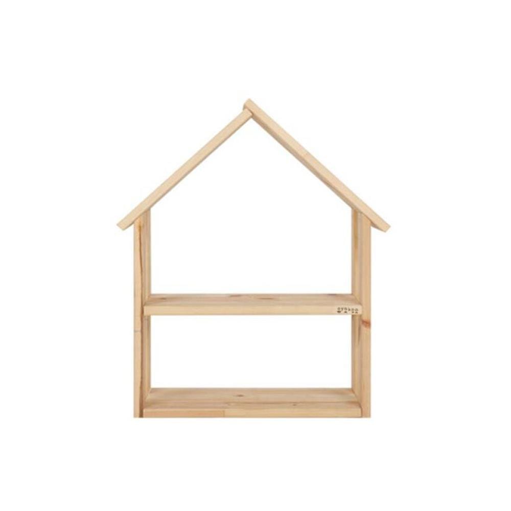 ชั้นวางของโล่งสำหรับเด็ก 2 ชั้น OYAKOO ELLA THE HOUSE 46 ซม. สีไม้
