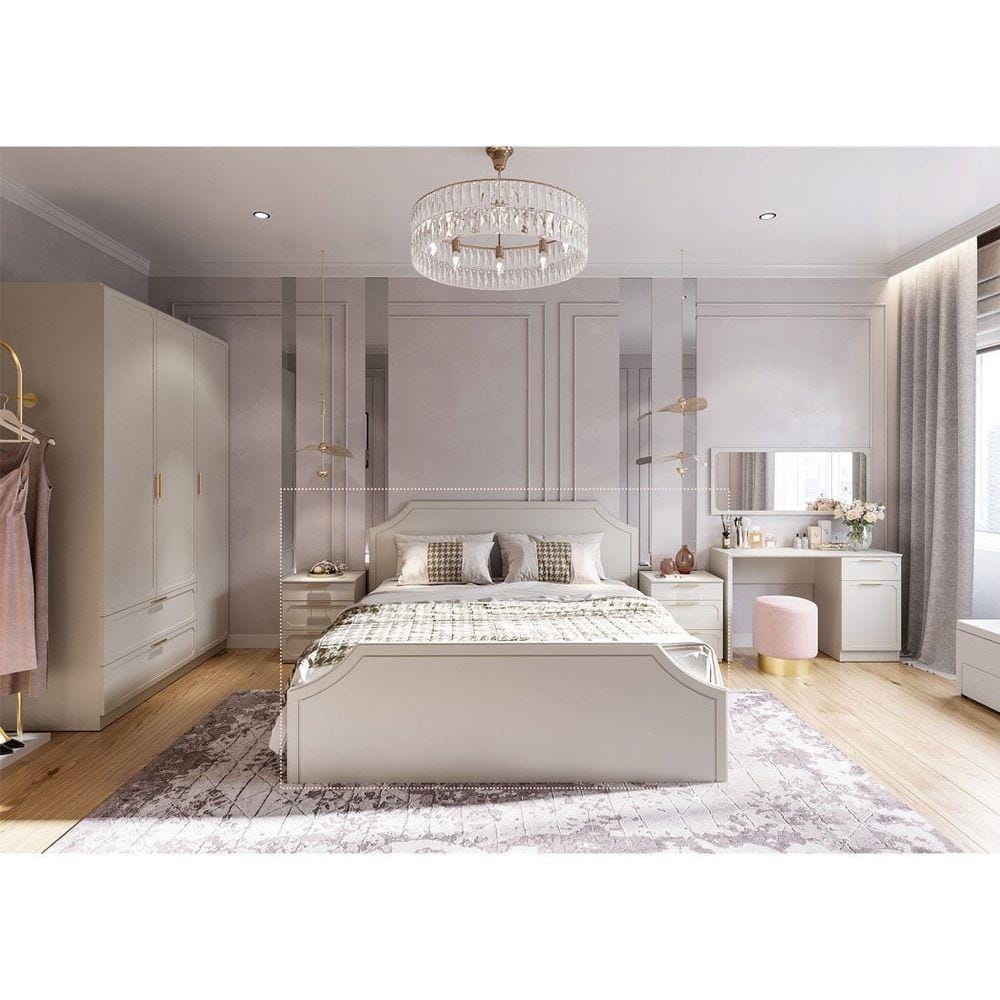 เตียง 5 ฟุต SB FURNITURE QUINN 19228839 สี MAGIC GREY