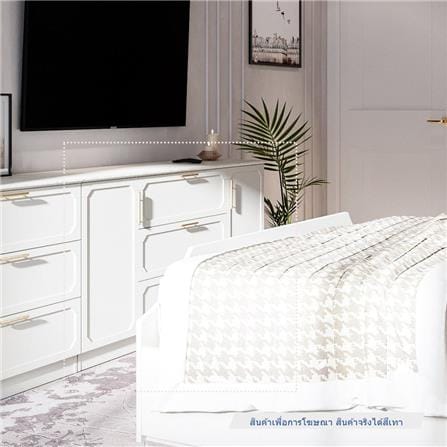 ตู้เตี้ย SB FURNITURE QUINN 19228842 150 ซม. สี MAGIC GREY_6