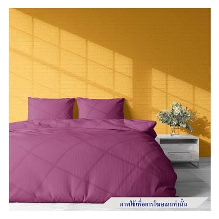ผ้าปูที่นอน 7 ฟุต BED CLIP MICROTEX สี DARK PINK_0