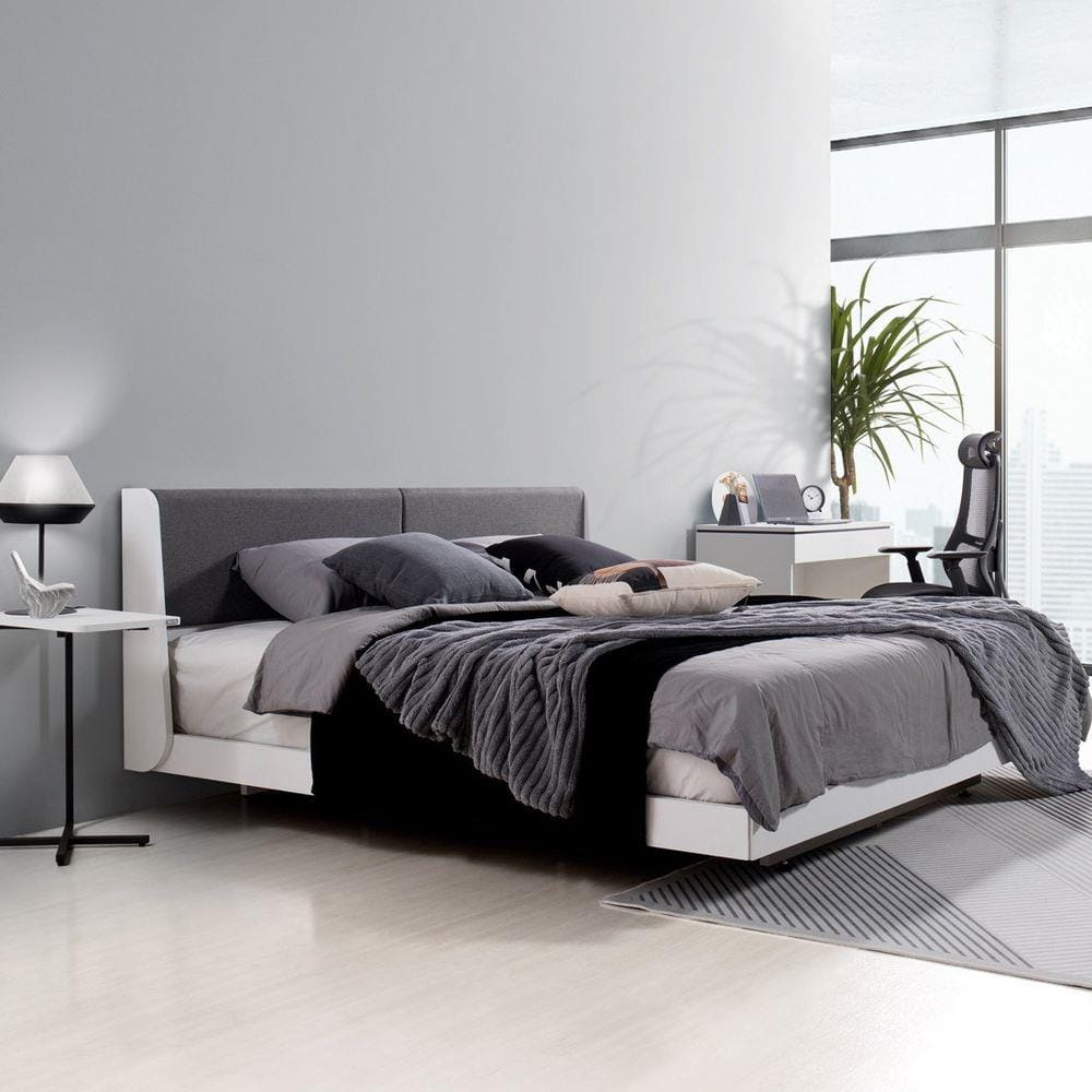 เตียง 6 ฟุต SB FURNITURE KEITH 19227834 สีขาว