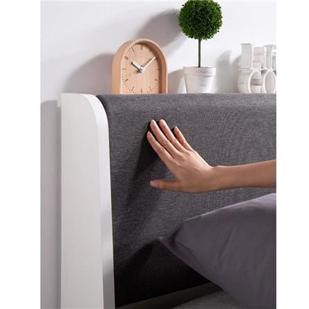เตียง 6 ฟุต SB FURNITURE KEITH 19227834 สีขาว_6