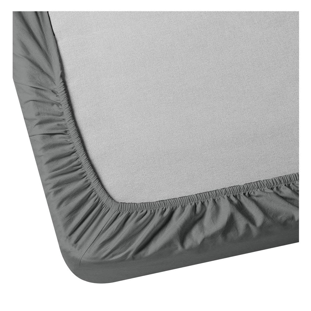 ผ้าปูที่นอน 7 ฟุต BED CLIP MICROTEX สี DARK GREY