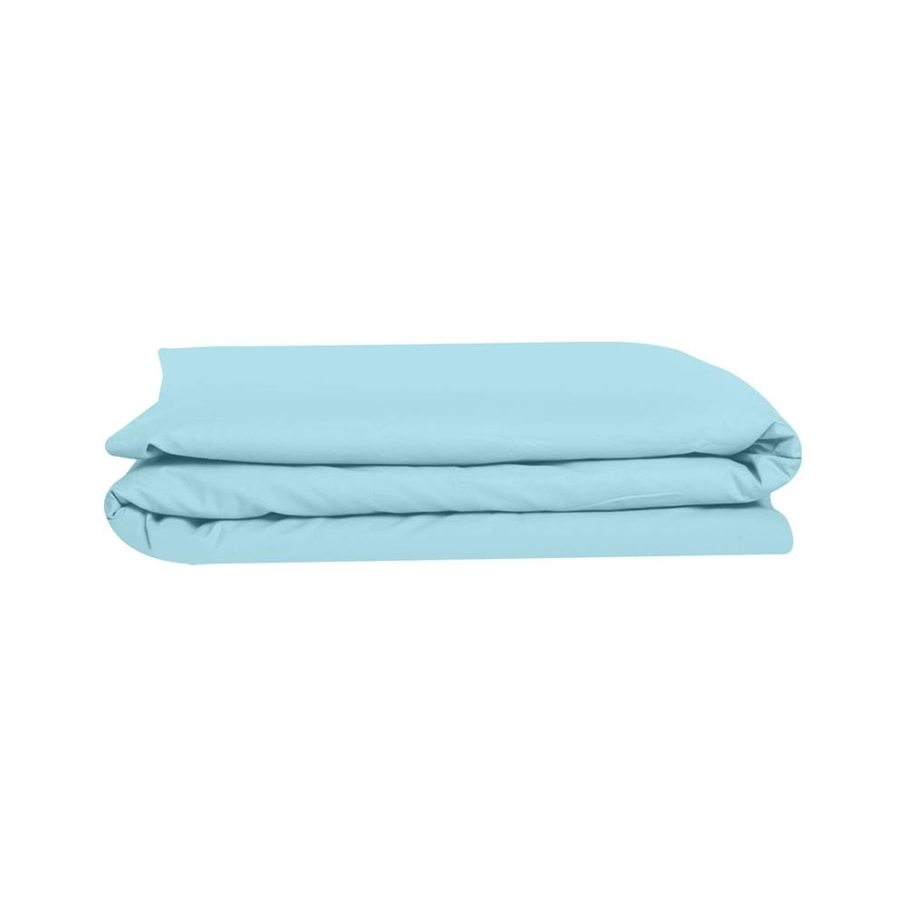 ผ้าปูที่นอน 7 ฟุต BED CLIP MICROTEX สี BLUE