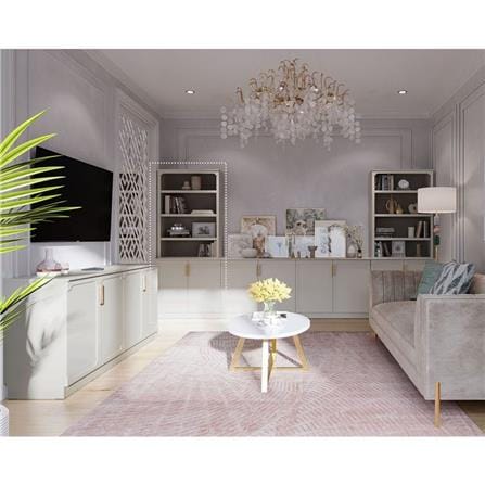 ตู้สูง SB FURNITURE QUINN 19228852 80 ซม. สี MAGIC GREY_4