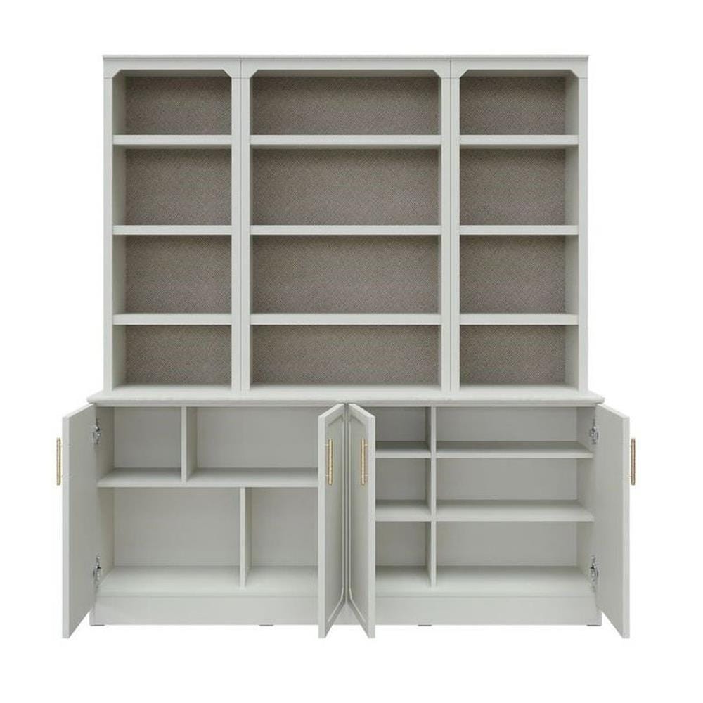 ตู้สูง SB FURNITURE QUINN 19228850 180 ซม. สี MAGIC GREY