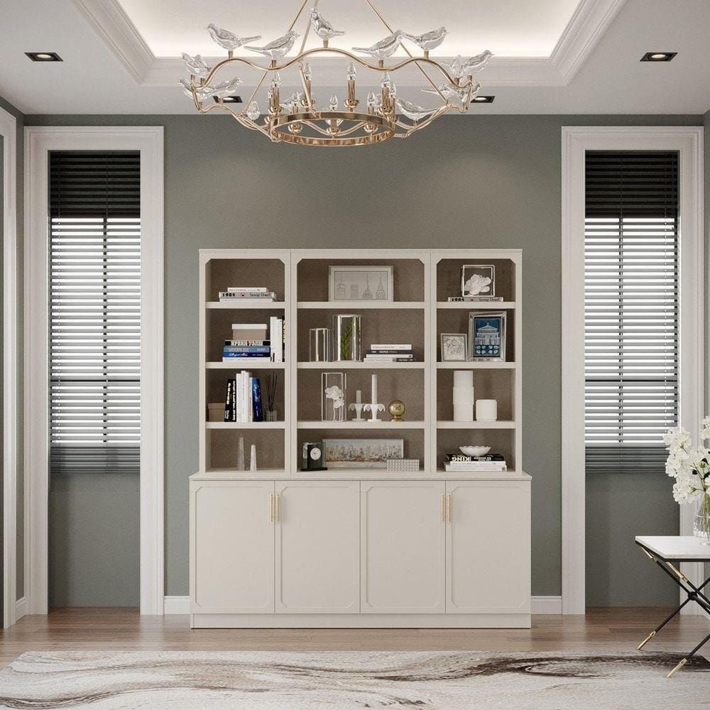 ตู้สูง SB FURNITURE QUINN 19228850 180 ซม. สี MAGIC GREY