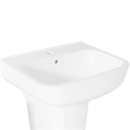 อ่างล้างหน้าพร้อมขาตั้ง HAFELE 495.60.889 สีขาว_1