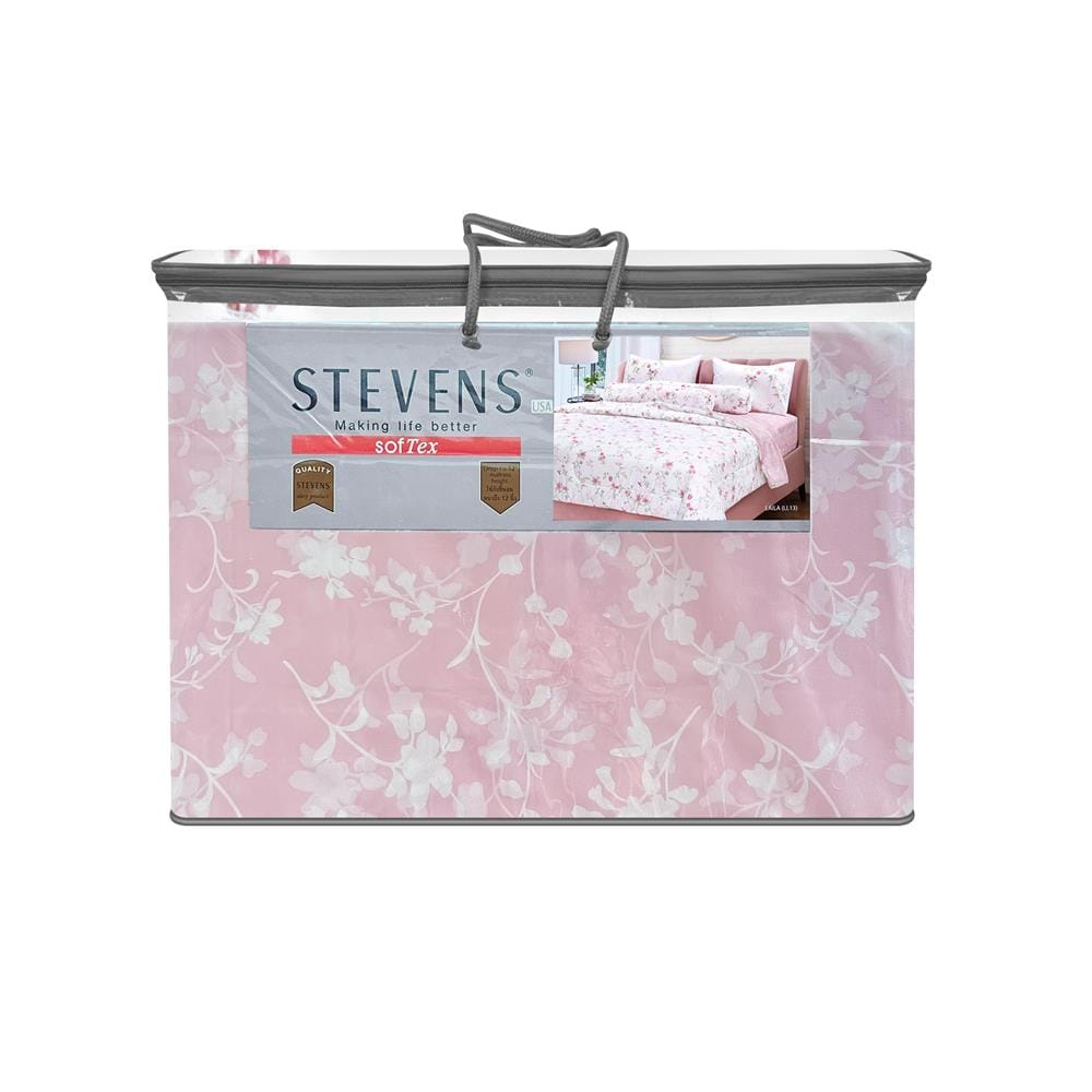 ชุดผ้าปูที่นอน 3.5 ฟุต 4 ชิ้น STEVENS SOFTEX LL13