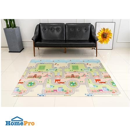 แผ่นอเนกประสงค์ HOME LIVING STYLE ROAD PLAY 135X185 ซม. สีชมพู_6