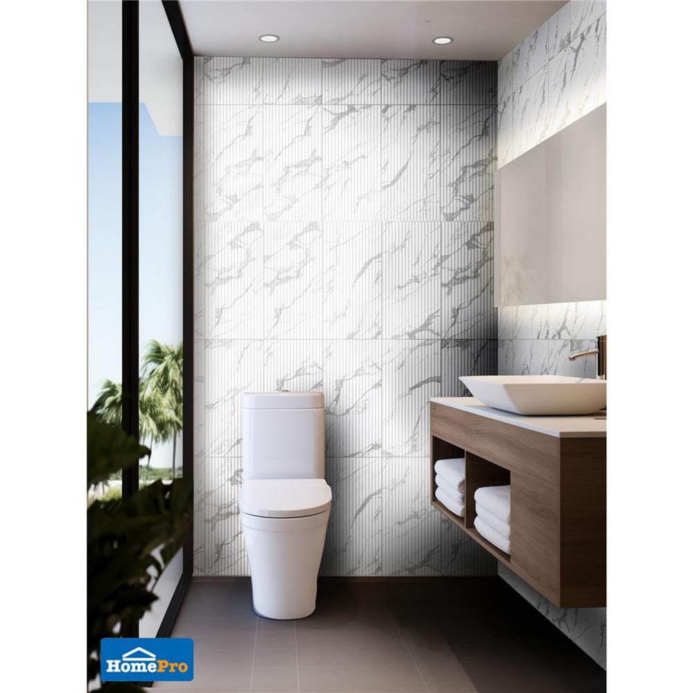 กระเบื้องผนัง 30x60 ซม. TARA ฮาโมนี่ ไวท์ 0.9 ตร.ม.