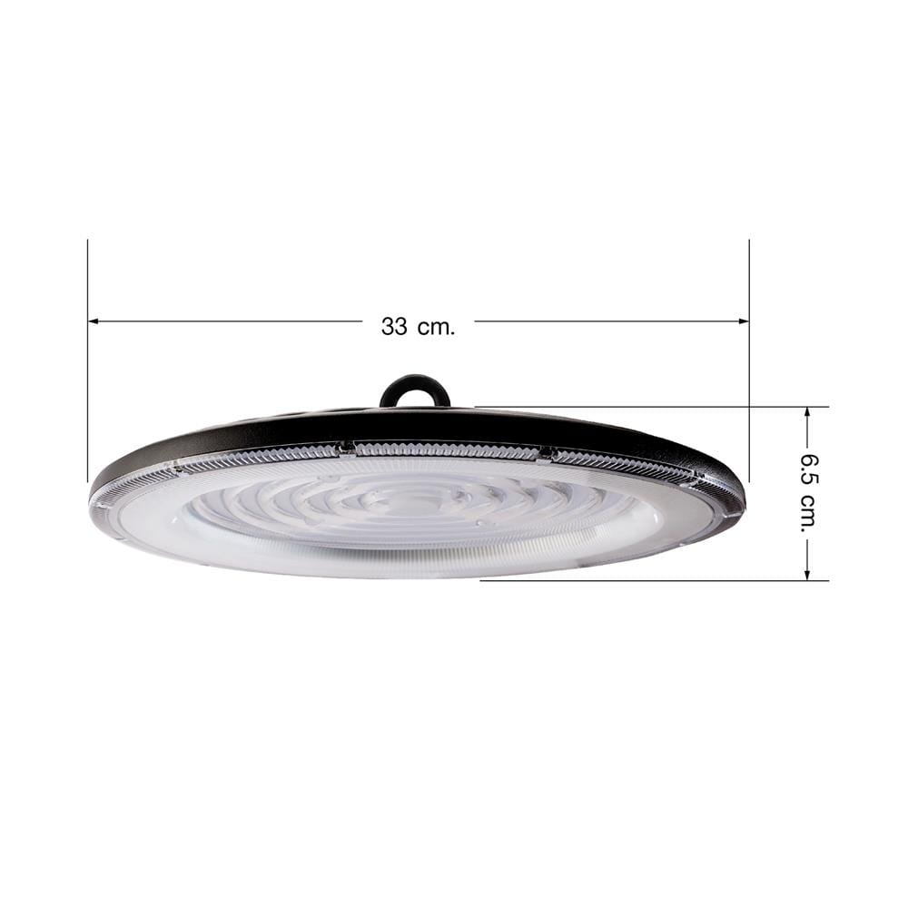 โคมไฮเบย์ LED EVE EXTRA 200 วัตต์ DAYLIGHT สีดำ