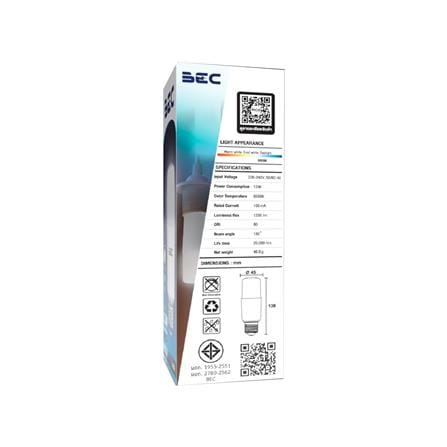 หลอด LED BEC PICO 12 วัตต์ DAYLIGHT E27_2