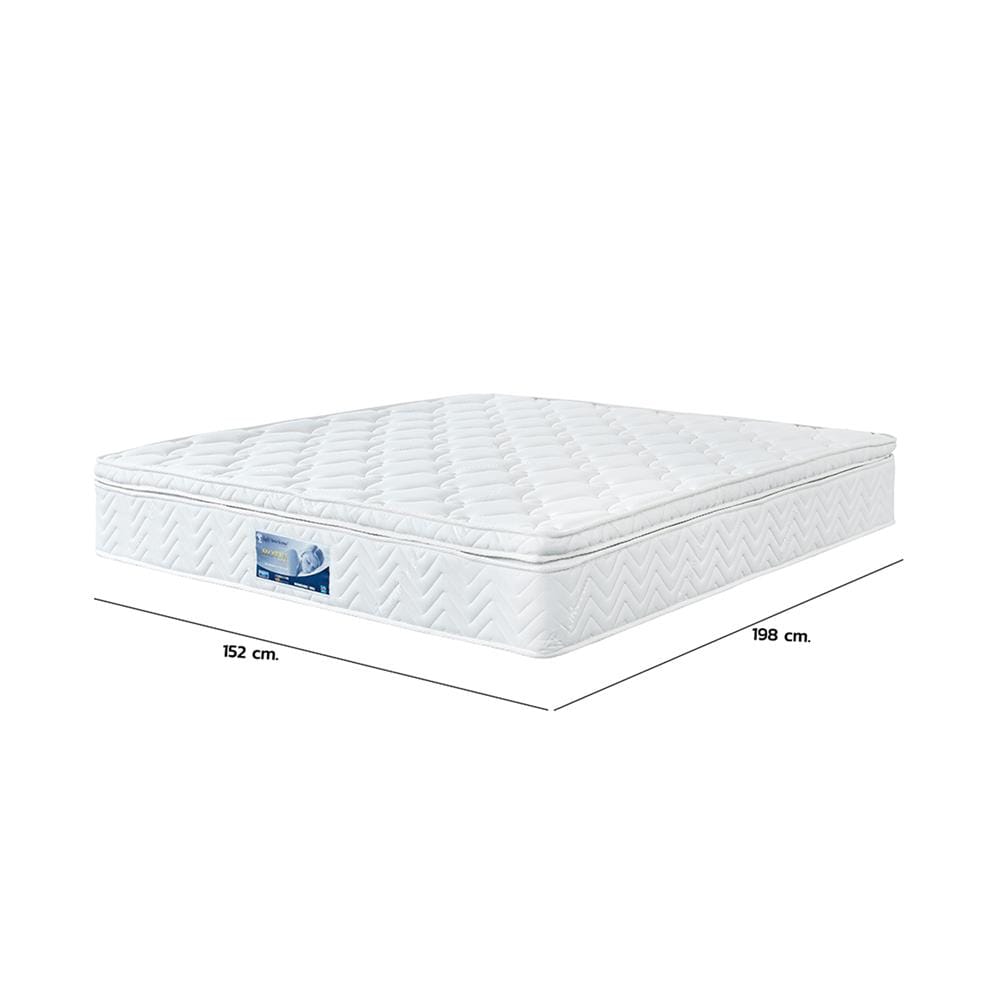 ที่นอนพ็อกเก็ตสปริง 5 ฟุต LADY AMERICANA รุ่น BOXTOP (พร้อมหมอนหนุน 2 ชิ้น)
