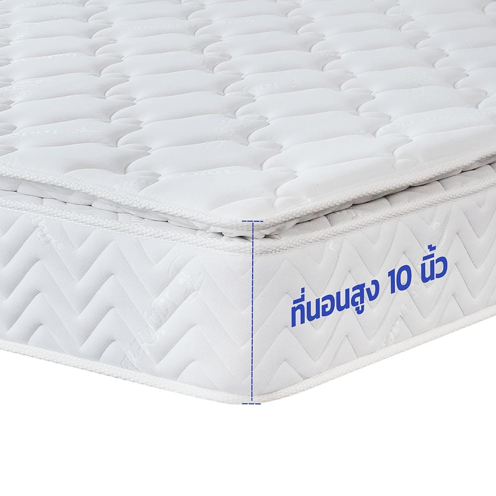 ที่นอนพ็อกเก็ตสปริง 5 ฟุต LADY AMERICANA รุ่น PILLOW TOP (พร้อมหมอนหนุน 2 ชิ้น)