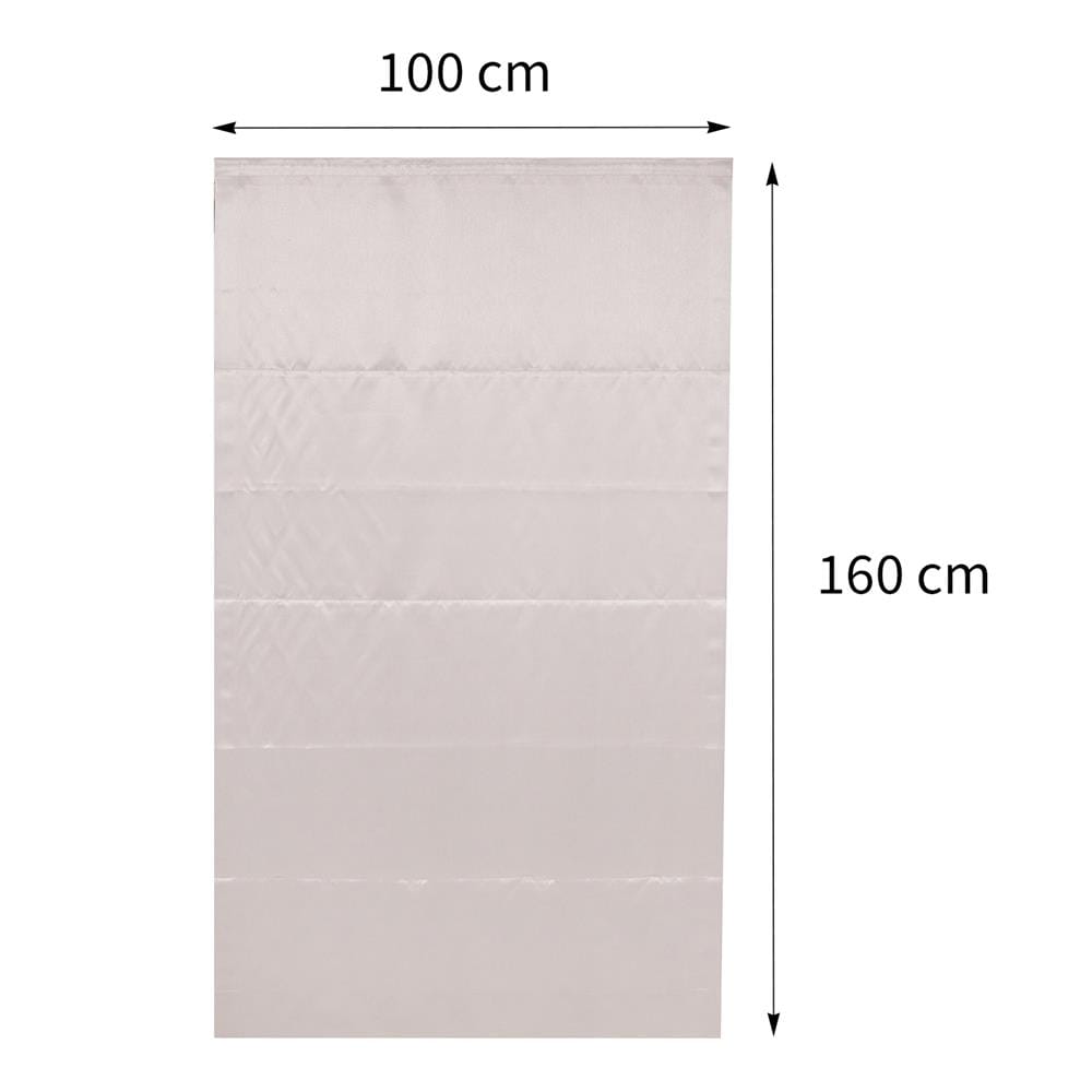 ม่านพับ HOME LIVING STYLE NELSON 100X160 ซม. สีเทา