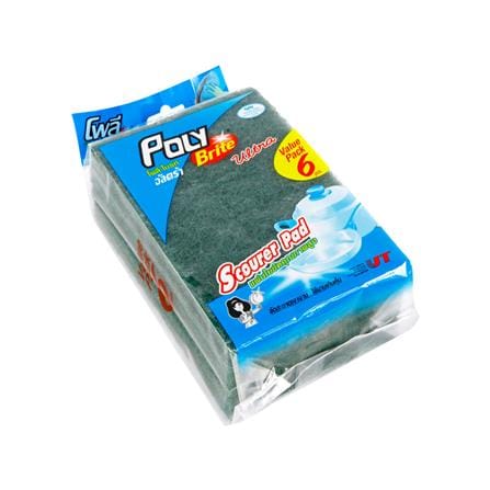 แผ่นใยขัด POLY-BRITE 567-6 10x1x15 ซม. แพ็ก 6 ชิ้น_1