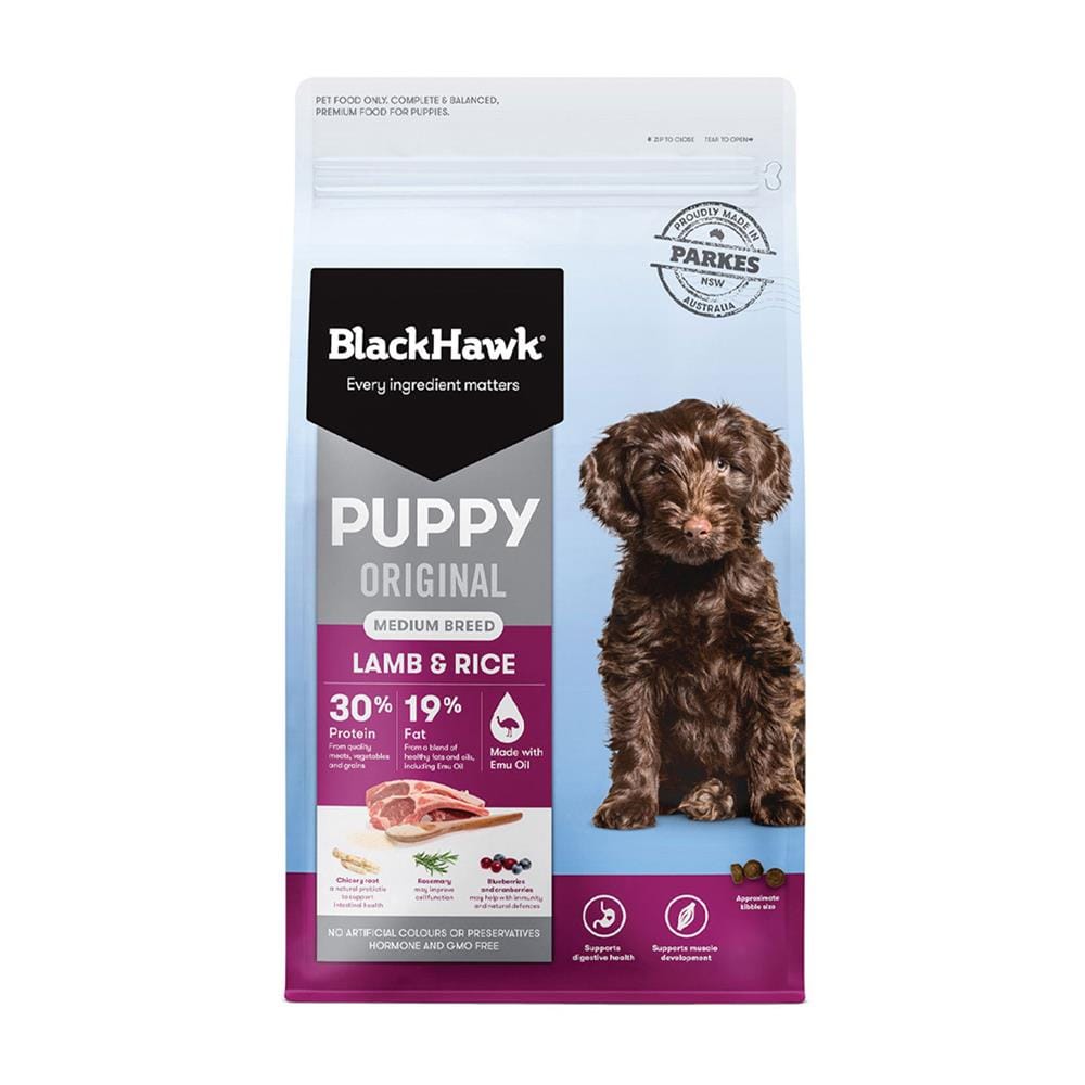 อาหารสุนัข BLACKHAWK PUPPY FORMULA LAMB AND RICE 3 กก.