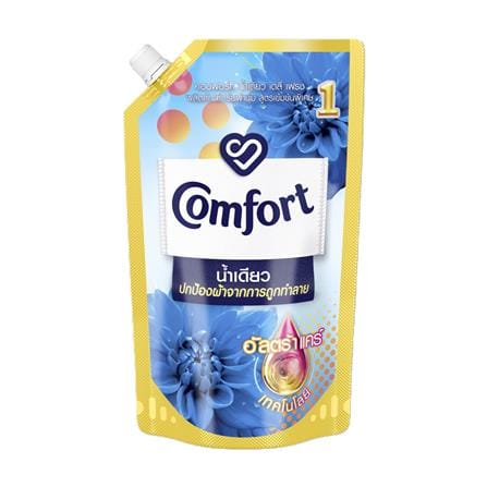 น้ำยาปรับผ้านุ่ม COMFORT ULTRA น้ำเดียว 500 มล. ฟ้า_0