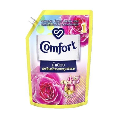 น้ำยาปรับผ้านุ่ม COMFORT ULTRA น้ำเดียว 1250 มล. ชมพู_0