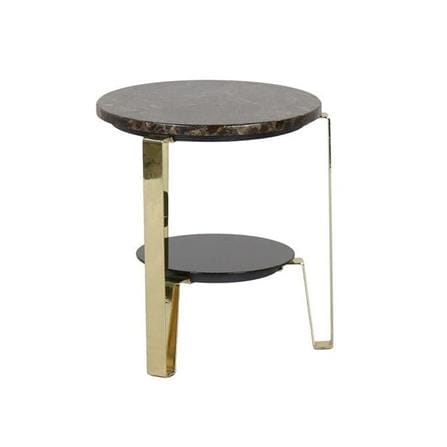 โต๊ะข้าง SB FURNITURE HEZTIARA 19122946 สีดำ/ทอง_2