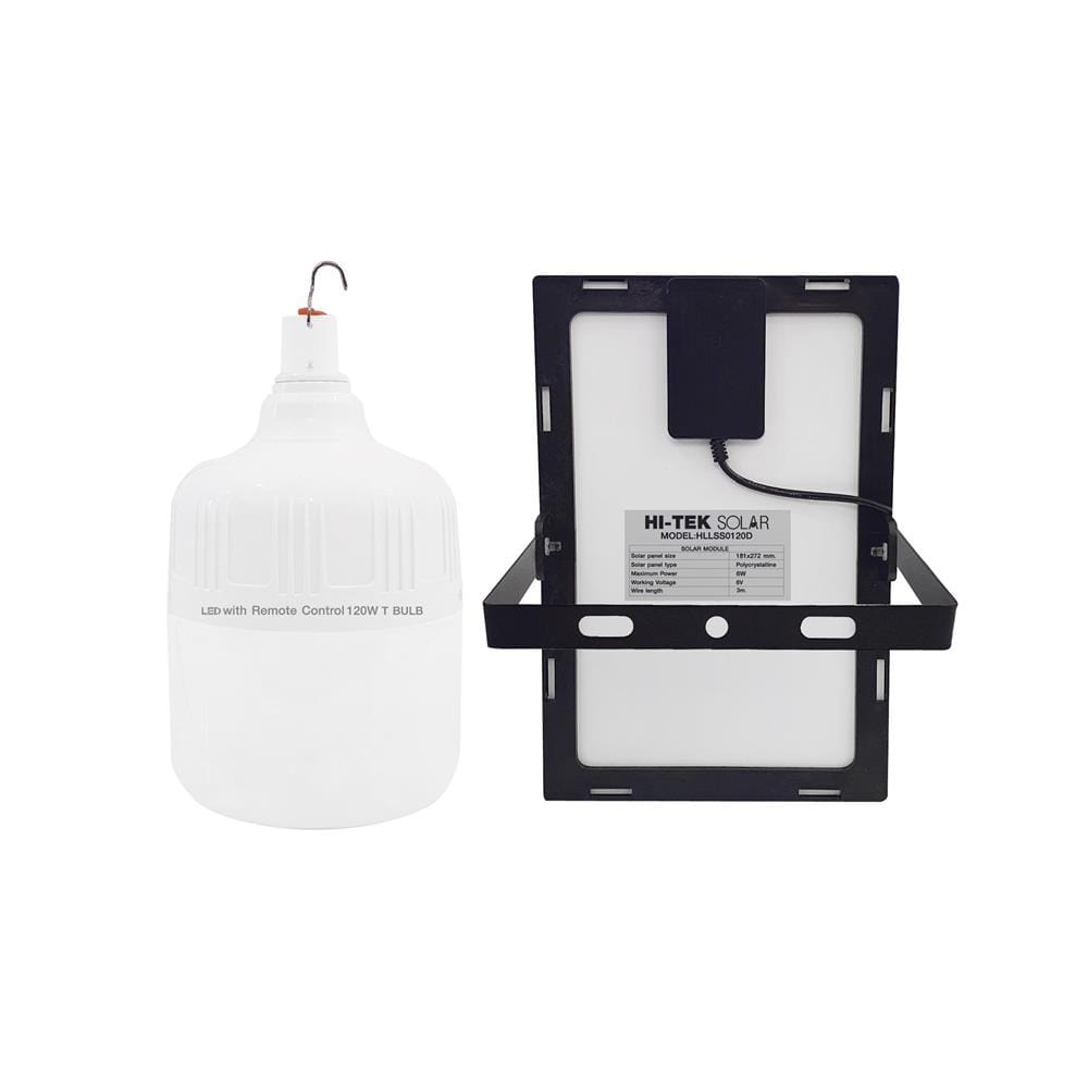ไฟจัดสวน SOLAR HI-TEK HLLSS0120D 120 วัตต์ DAYLIGHT สีขาว