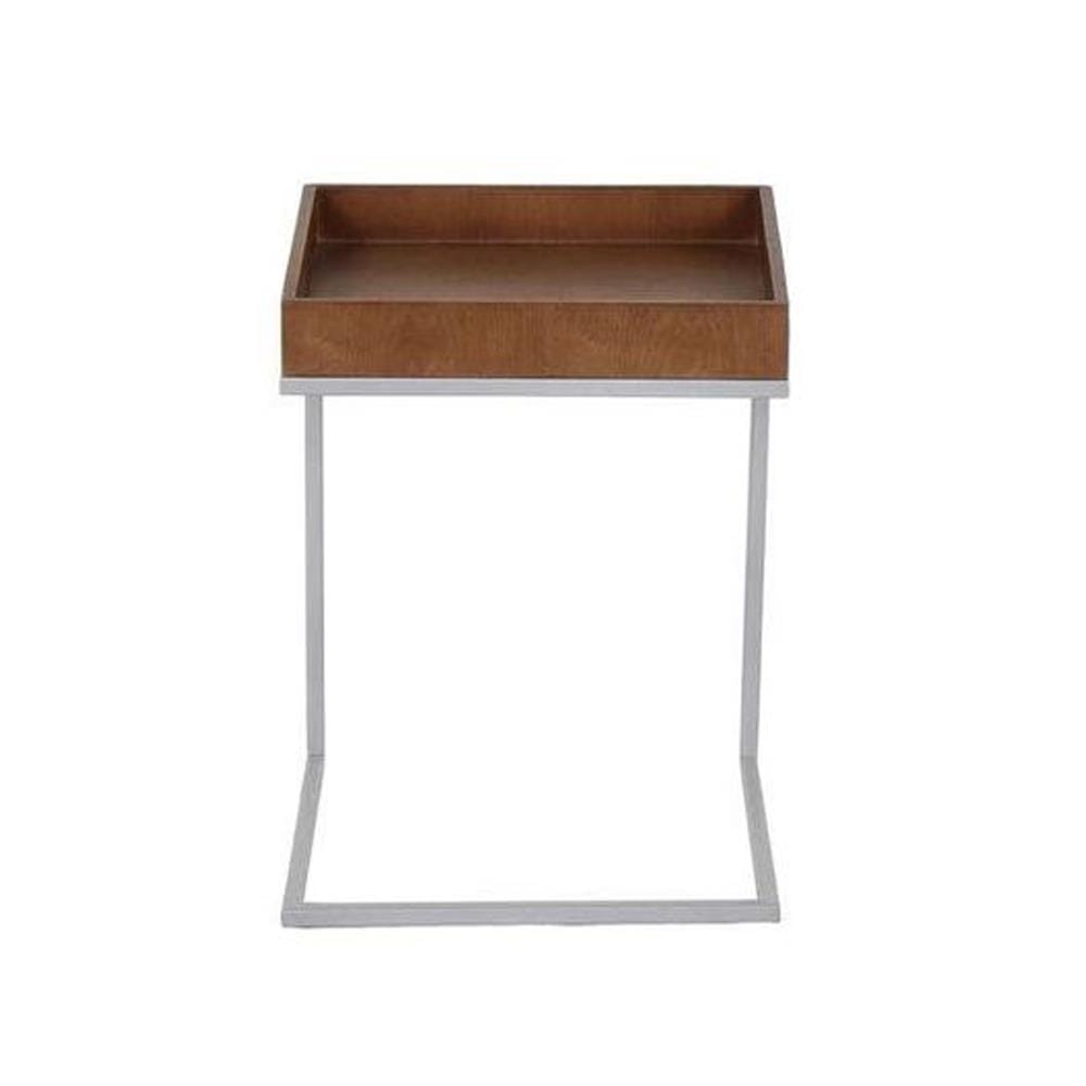 โต๊ะข้าง SB FURNITURE ART 19109630 40 ซม. สีไม้เข้ม