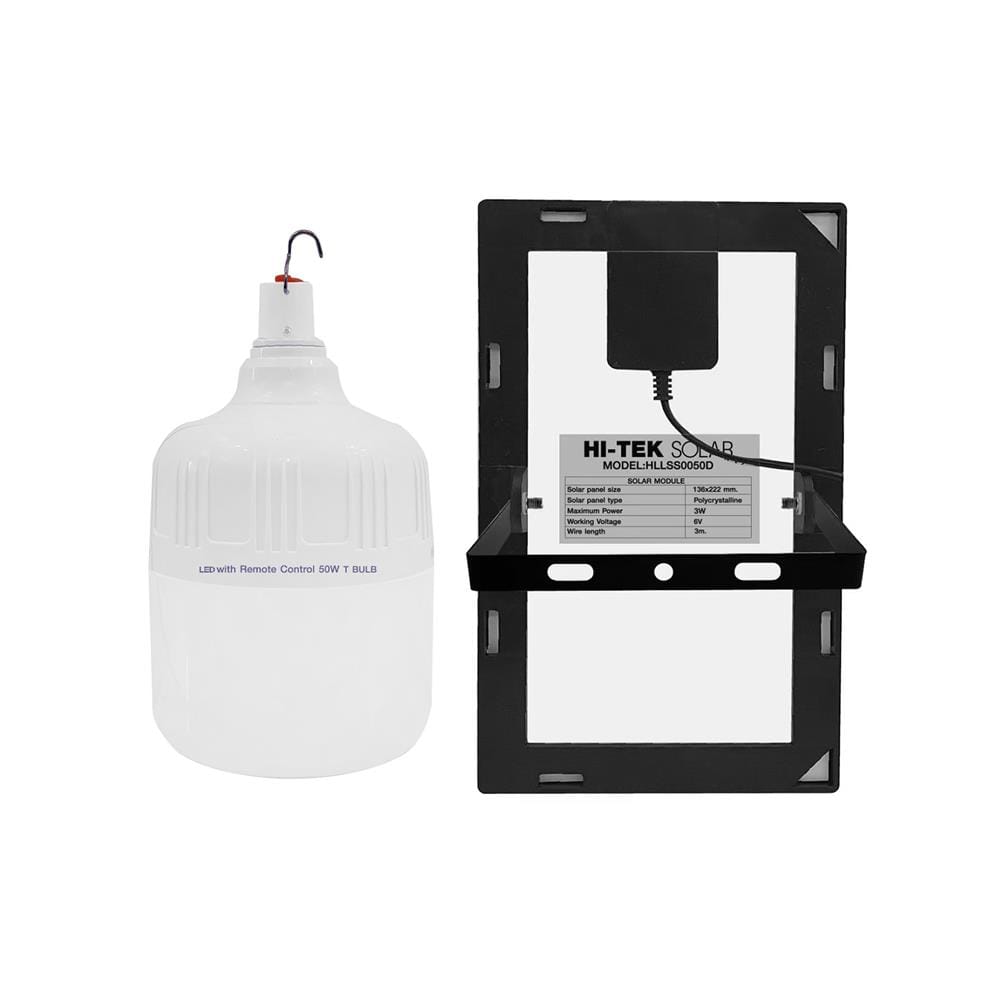 ไฟจัดสวน SOLAR HI-TEK HLLSS0050D 50 วัตต์ DAYLIGHT สีขาว