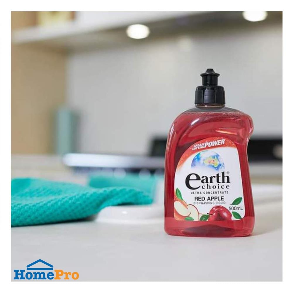 น้ำยาล้างจานสูตรเข้มข้น EARTH CHOICE 500 มล. RED APPLE