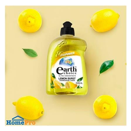 น้ำยาล้างจาน EARTH CHOICE 500 มล. กลิ่นเลมอนกราส แอนด์ จินเจอร์_2