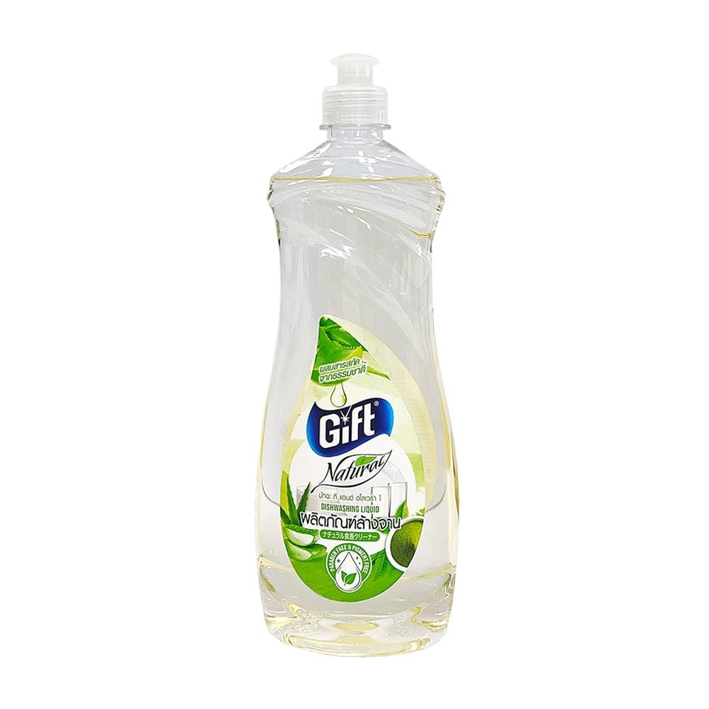 น้ำยาล้างจาน GIFT NATURAL 800 มล. MATCHA TEA AND ALOE VERA