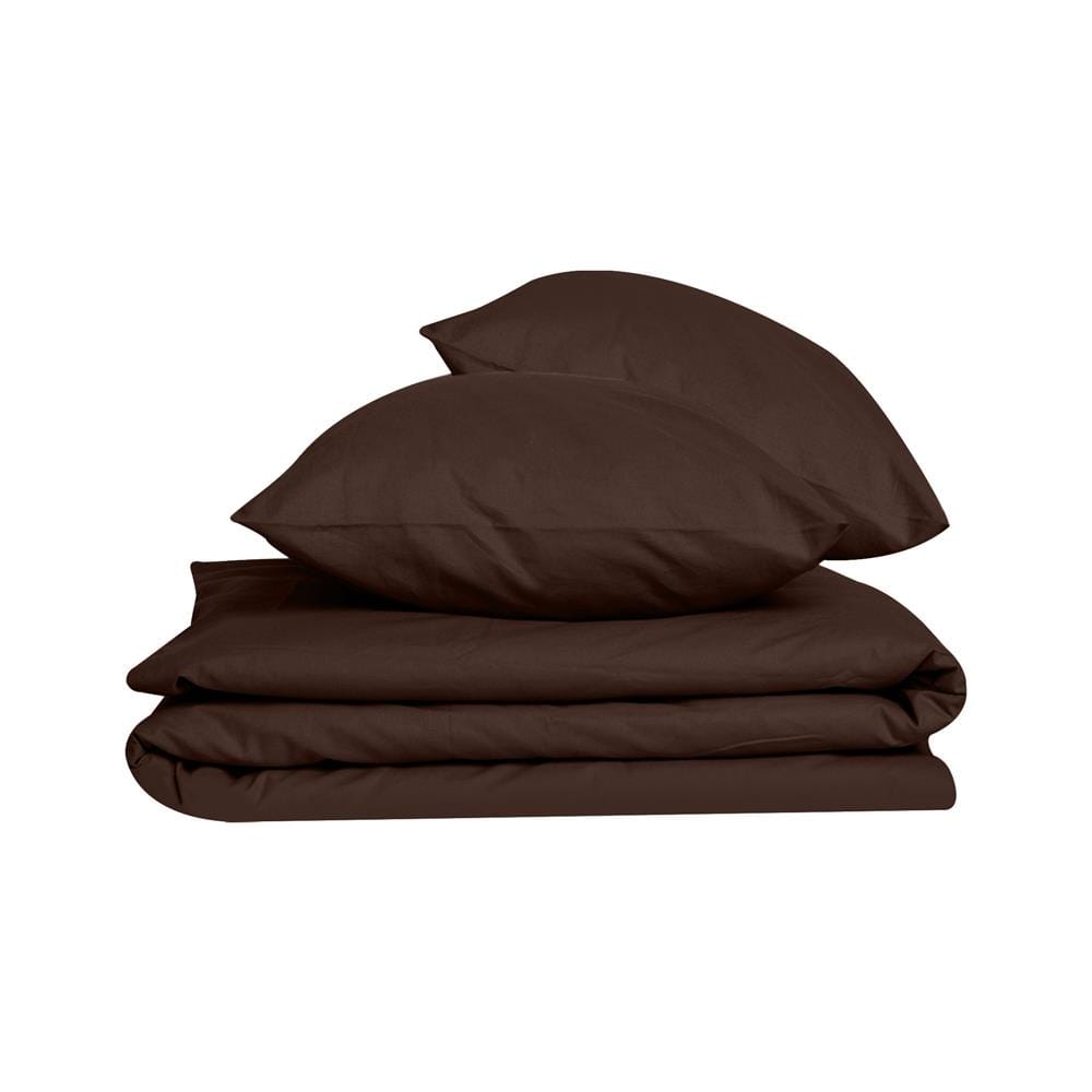ชุดผ้าปูที่นอน 7 ฟุต 3 ชิ้น BED CLIP MICROTEX 10 นิ้ว สี BROWN