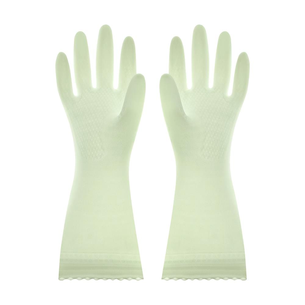 ถุงมือ PVC SHOWA SARATTO TOUCH SIZE M สีเขียวอ่อน