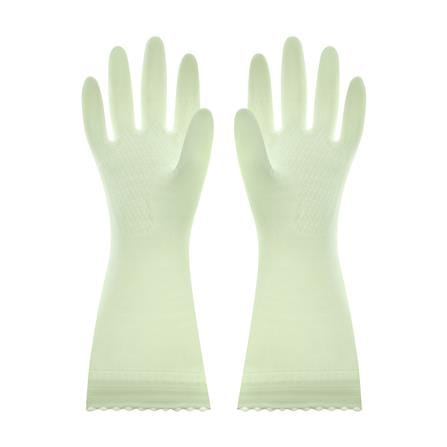 ถุงมือ PVC SHOWA SARATTO TOUCH SIZE M สีเขียวอ่อน_1