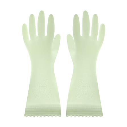 ถุงมือ PVC SHOWA SARATTO TOUCH SIZE M สีเขียวอ่อน_2
