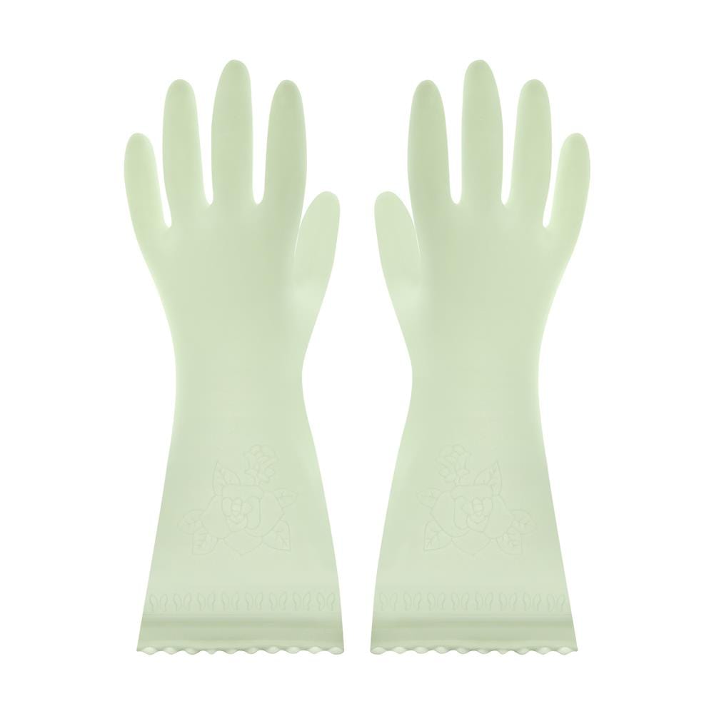 ถุงมือ PVC SHOWA SARATTO TOUCH SIZE L สีเขียวอ่อน
