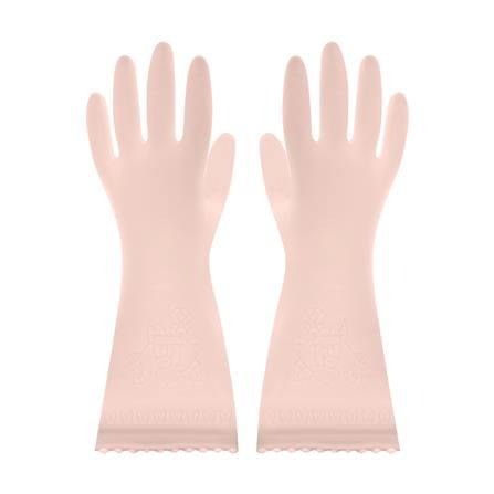 ถุงมือ PVC SHOWA SARATTO TOUCH SIZE S สีชมพูอ่อน_2