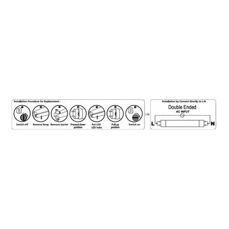 หลอด LED สั้น SYLVANIA T8 ECO SUPER DE 9 วัตต์ DAYLIGHT G13_3