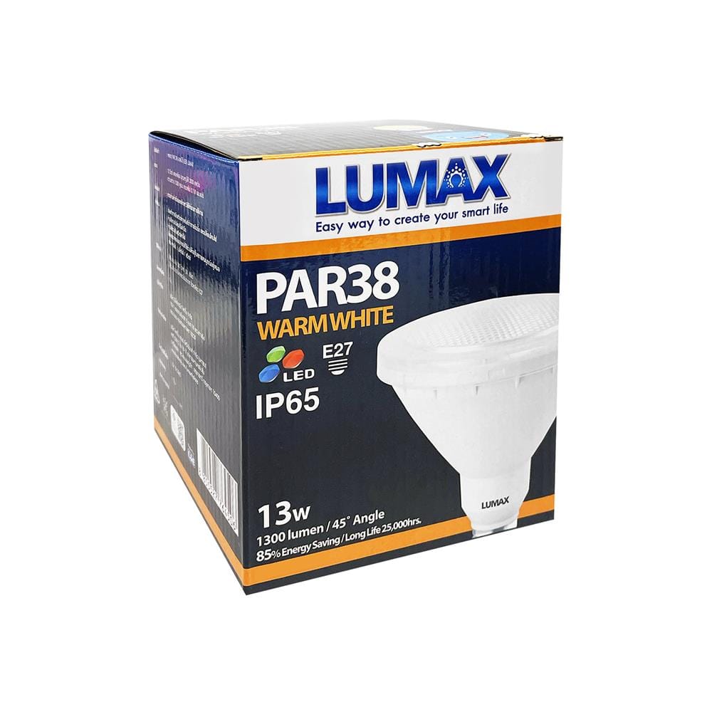 หลอด LED LUMAX MR16/PAR 13 วัตต์ WARM WHITE E27