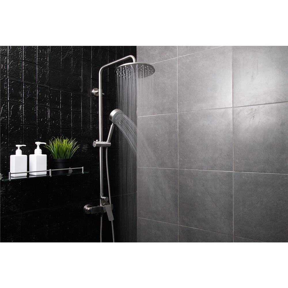 ฝักบัว RAIN SHOWER ผสม RASLAND RA F621-SS-MATT สเตนเลส