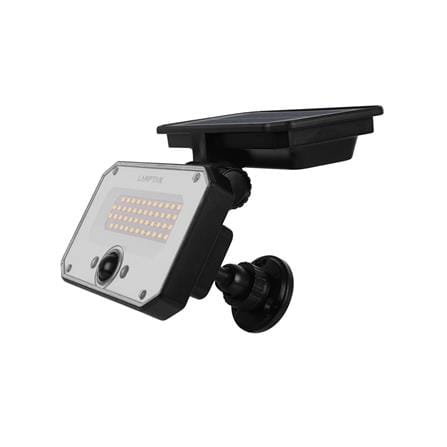 ไฟผนังภายนอก SOLAR LAMPTAN ELITE 10 วัตต์ WARM WHITE สีดำ_1