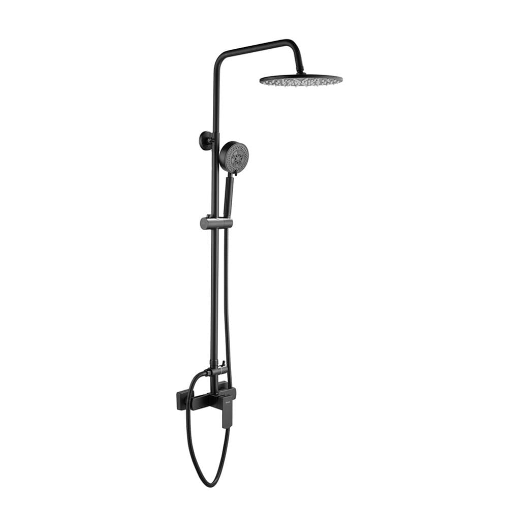 ฝักบัว RAIN SHOWER ผสม RASLAND RA F621-BLACK สีดำ