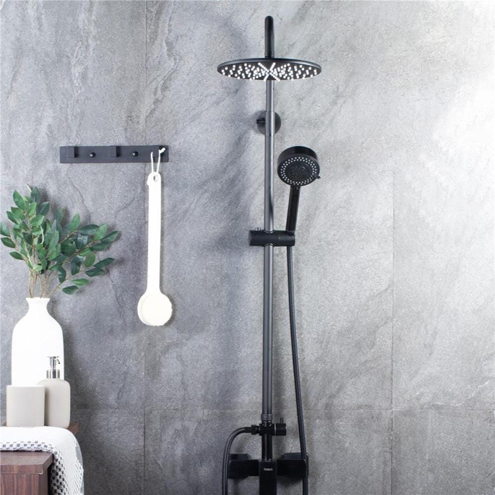 ฝักบัว RAIN SHOWER ผสม RASLAND RA F621-BLACK สีดำ