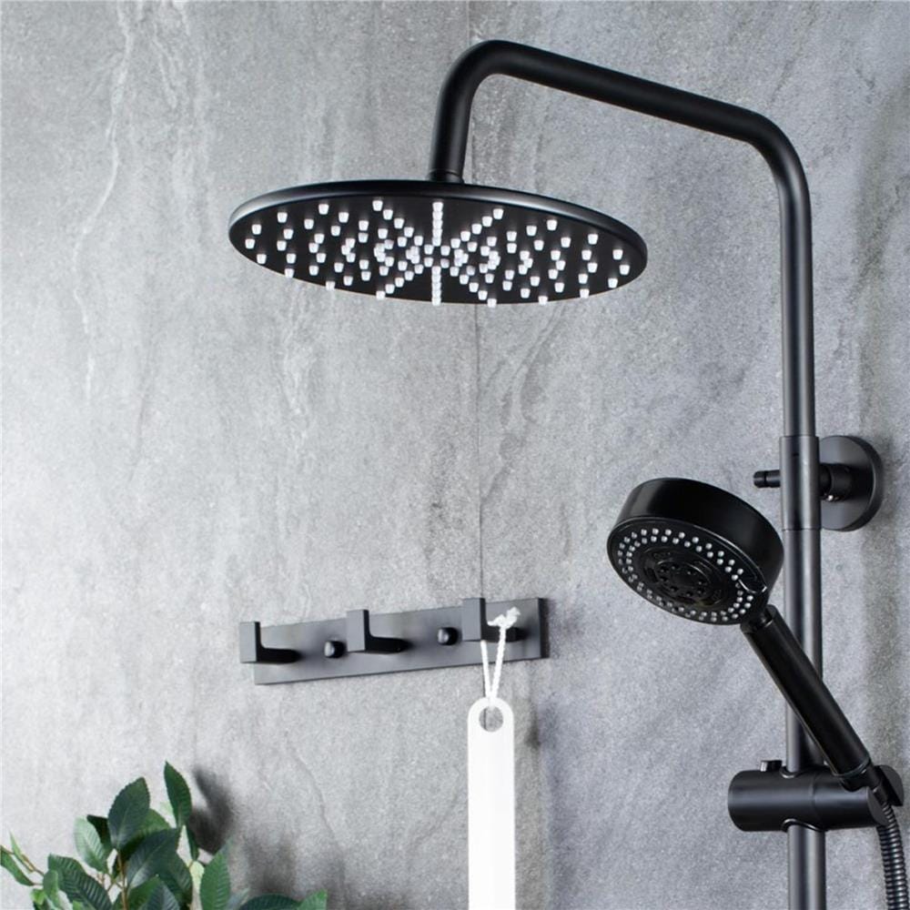 ฝักบัว RAIN SHOWER ผสม RASLAND RA F621-BLACK สีดำ