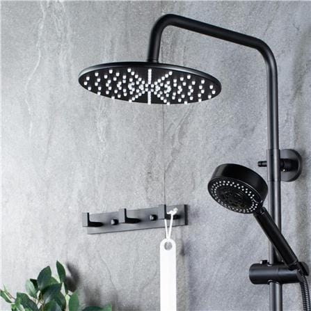 ฝักบัว RAIN SHOWER ผสม RASLAND RA F621-BLACK สีดำ_2