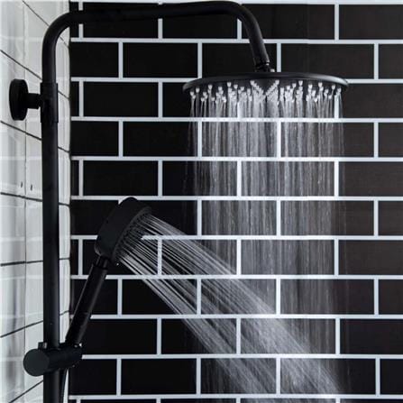 ฝักบัว RAIN SHOWER ผสม RASLAND RA F621-BLACK สีดำ_6