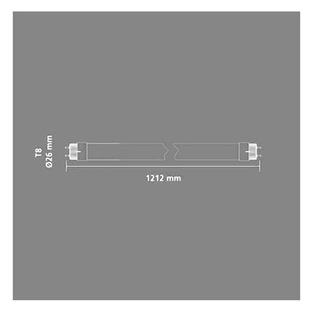 หลอด LED SYLVANIA T8 ECO SUPER DE 18 วัตต์ DAYLIGHT G13_4