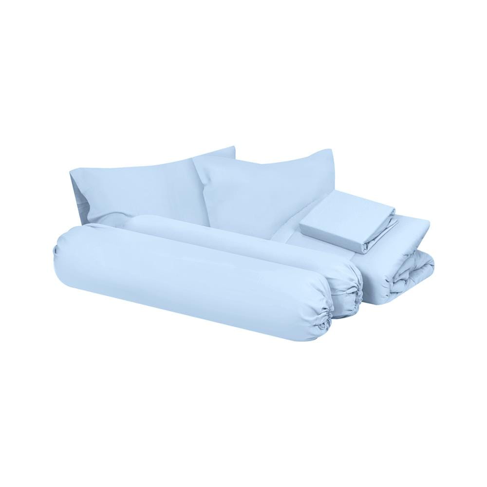 ชุดผ้าปูที่นอน 6 ฟุต 6 ชิ้น BENETTA ICY สี BLUE