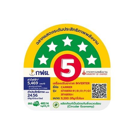 แอร์ผนัง CARRIER 42TVAB010AWI 9200 บีทียู อินเวอร์เตอร์_3