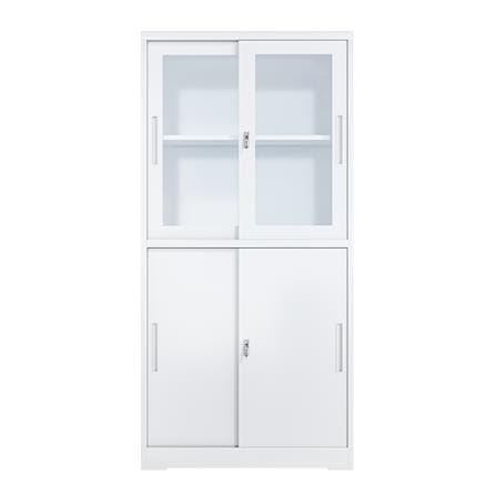 ตู้เหล็กสูงบานเลื่อน FURDINI KULLEN FYD-W017 สีขาว